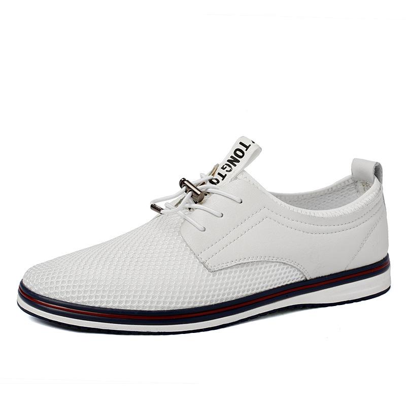 Men s Trendy Breathable Mesh Slip-On Canvas Shoes 40