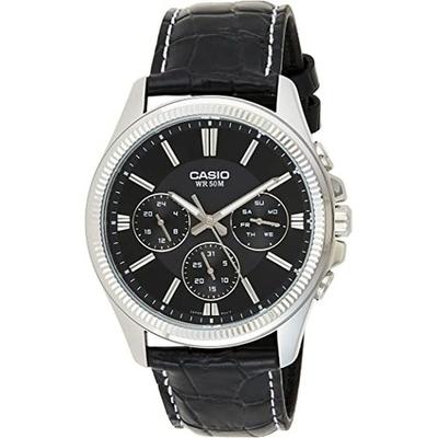 CASIO MTP-1375L-1A Men's Watch - Black 35mm