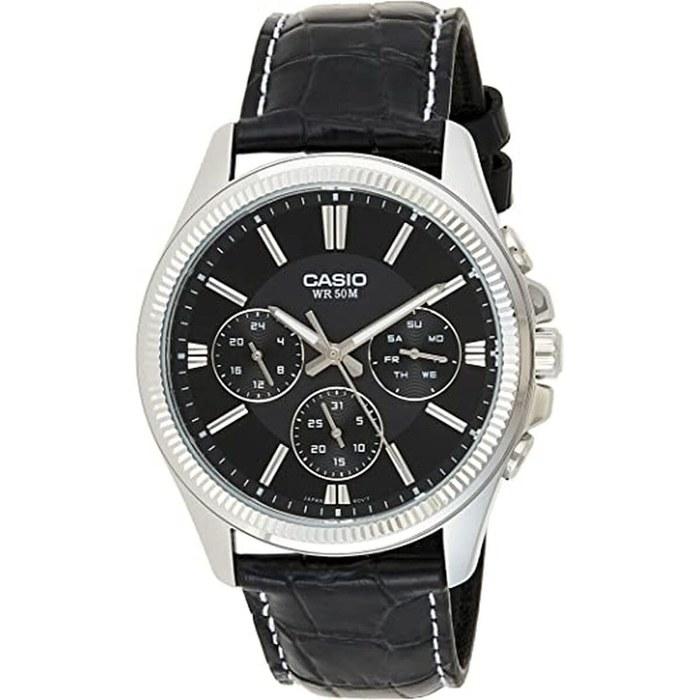 CASIO MTP-1375L-1A Men s Watch - Black 35mm