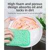 Colorful High Foam Seaweed Sponge for Kitchen Cleaning, Dishwashing Sponge Block, Honeycomb Porous Sponge, Scouring Pad, Magic Wiping