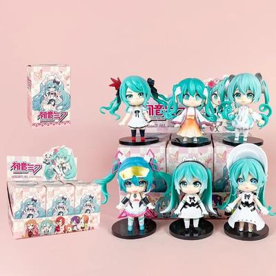 Slepý box Hatsune Miku Qu Yunshang série Linda figurka Anime Panenka čtvercový prvek Pvc model Figuri