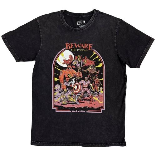 Marvel Comics Unisex Adult We DonÂ´t Bite Stone Wash T-Shirt