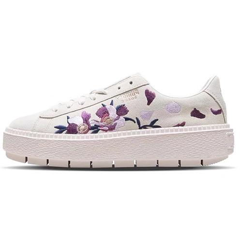 (WMNS) PUMA Suede Platform Trace Flowery Women s 367810-01 EU 36