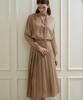 Peullobeu River Pleats Skirt(Be)