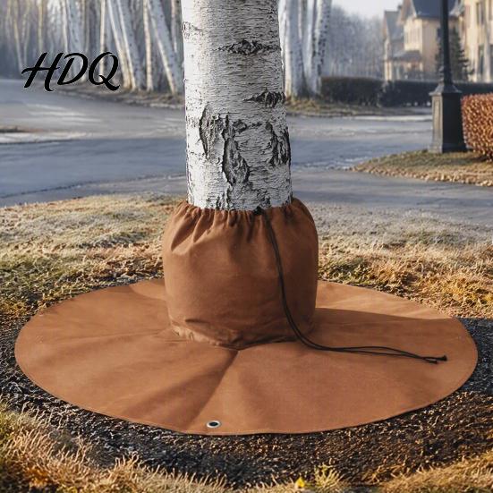 Cold Weather Plant Cover Palm Tree Protector Winter Frost with Drawstring And Ground Stakes Thermal Insulation for Park Trees Wrap Outdoor Saplings