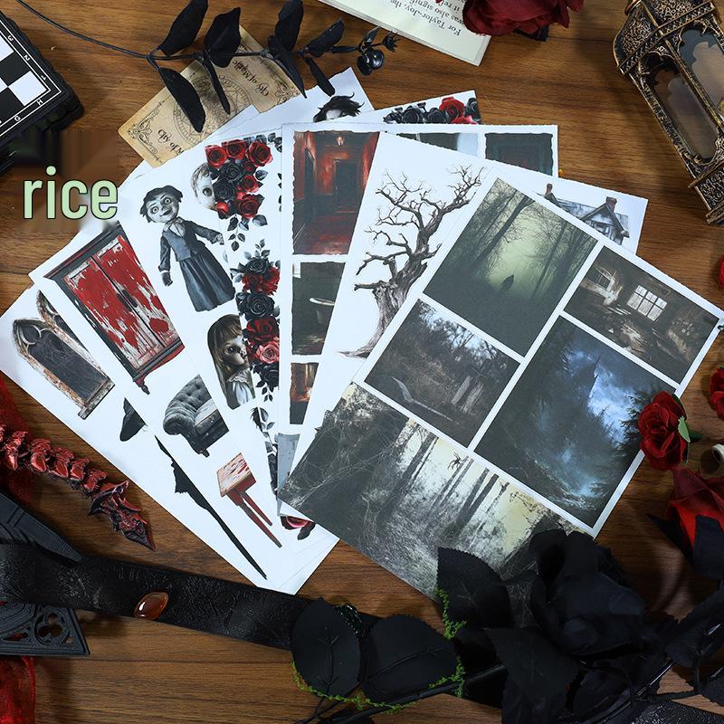 Europäische Retro Weihnachts-Cartoon-Sticker: Ausgestanzte Charaktere zur Tagebuchdekoration und für Festivalthemen