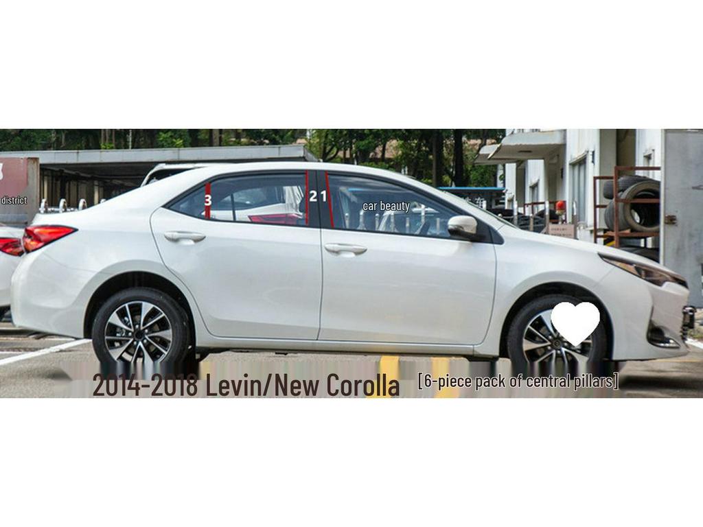 Toyota Corolla, Levin, RAV4, Reiz, Vios FS 2023 Modified Car Window Center Pillar Fan