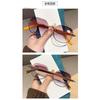 Fashion Ladies Reading Spectacles Anti- Blue-Ray Pc Eye Spectacles Female Luxury Design Double Color Frames Presbyopia Spectacles