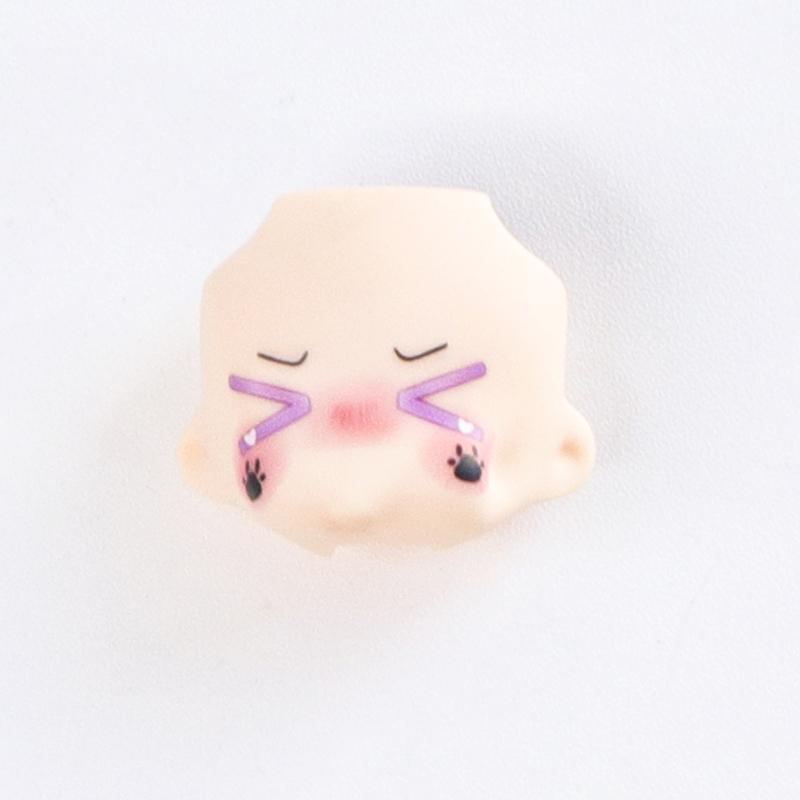 OB11 Doll Face 1/12 BJD Doll Face With 3D Anime Decal Eyes Kawaii Change Faces Blowing Pout Mouth Cheeks GSC Head DIY Kids Dolls