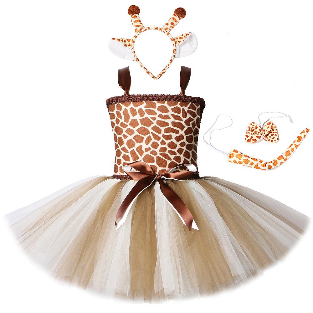 Children's Giraffe Tutu Skirt for Christmas Festival Party