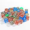 6 Lados Jogo Dice Glitter 10PCs 16mm Entretenimento Acrílico Jogo Ferramenta Dados
