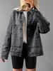 2026 Women’s Loose Denim Jacket with Pockets - European/American Spring & Autumn Style