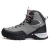 HUMTTO Waterproof Trekking Shoes Womens Wear-Resistant Luxury Designer Hiking Boots for Women Outdoor Climbing Sneakers Winter Leather Ankle Boots