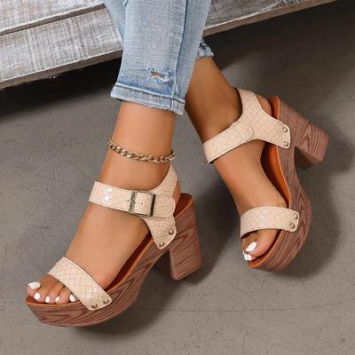 Fashion High Quality Lady Shoes 2024 New Fashion Buckle Women's Sandals Light Casual Platform Sandalias Plus Size 43 Summer Female Shoes