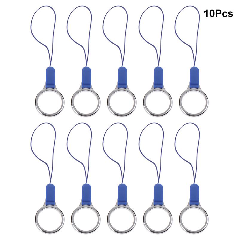 10Pcs Phone Lanyard Keys Phones Ring Straps Keycord Lanyards Finger Rings Keychain Mobile Phone Accessories