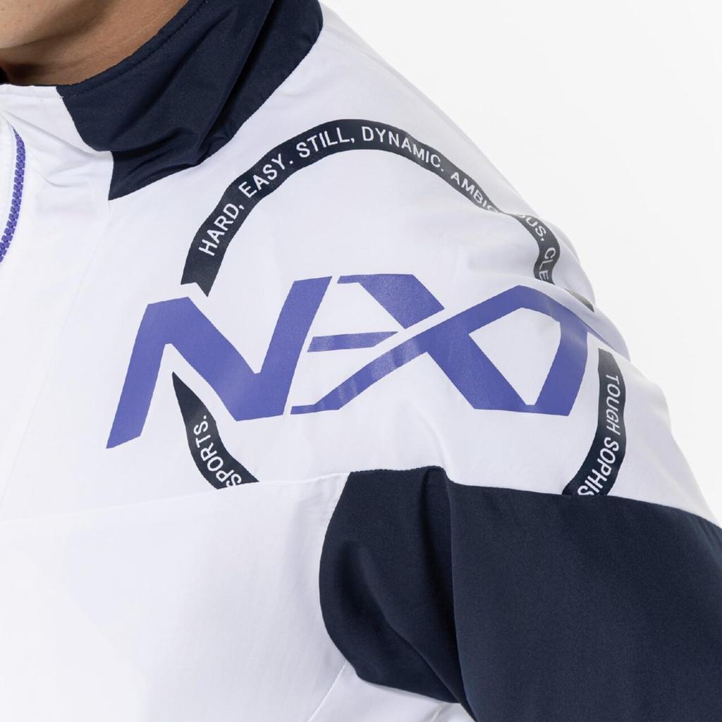 Mizuno Breath Thermo Training Size S N-XT Jacket, Heat-Generating Material, Water-Repellent, 32JEC750, Unisex, White,