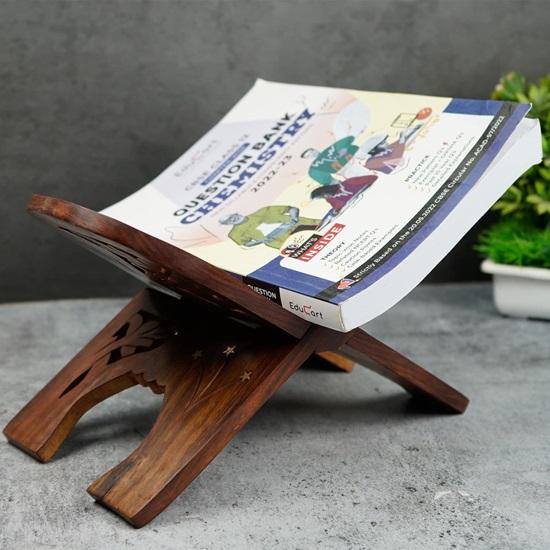 Support de support de livre sacré religieux Rehal en bois de qualité supérieure