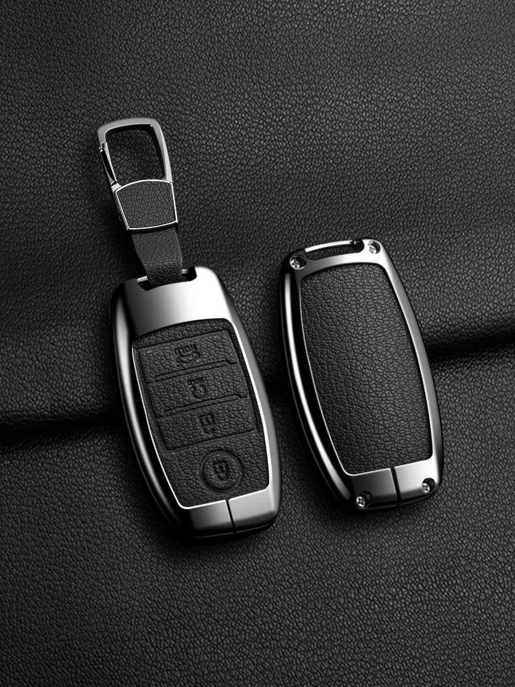 High Quality Zinc Alloy Leather Car Key Case Cover For Kia Sportage Cerato Optima K2 K3 K4 K5 Rio Picanto Soul Sorento Sedona