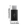 MicroUSB to USB Type C Adapter, Type C Female to MicroUSB Male Connectors for Charging and 480Mbps Data Sync