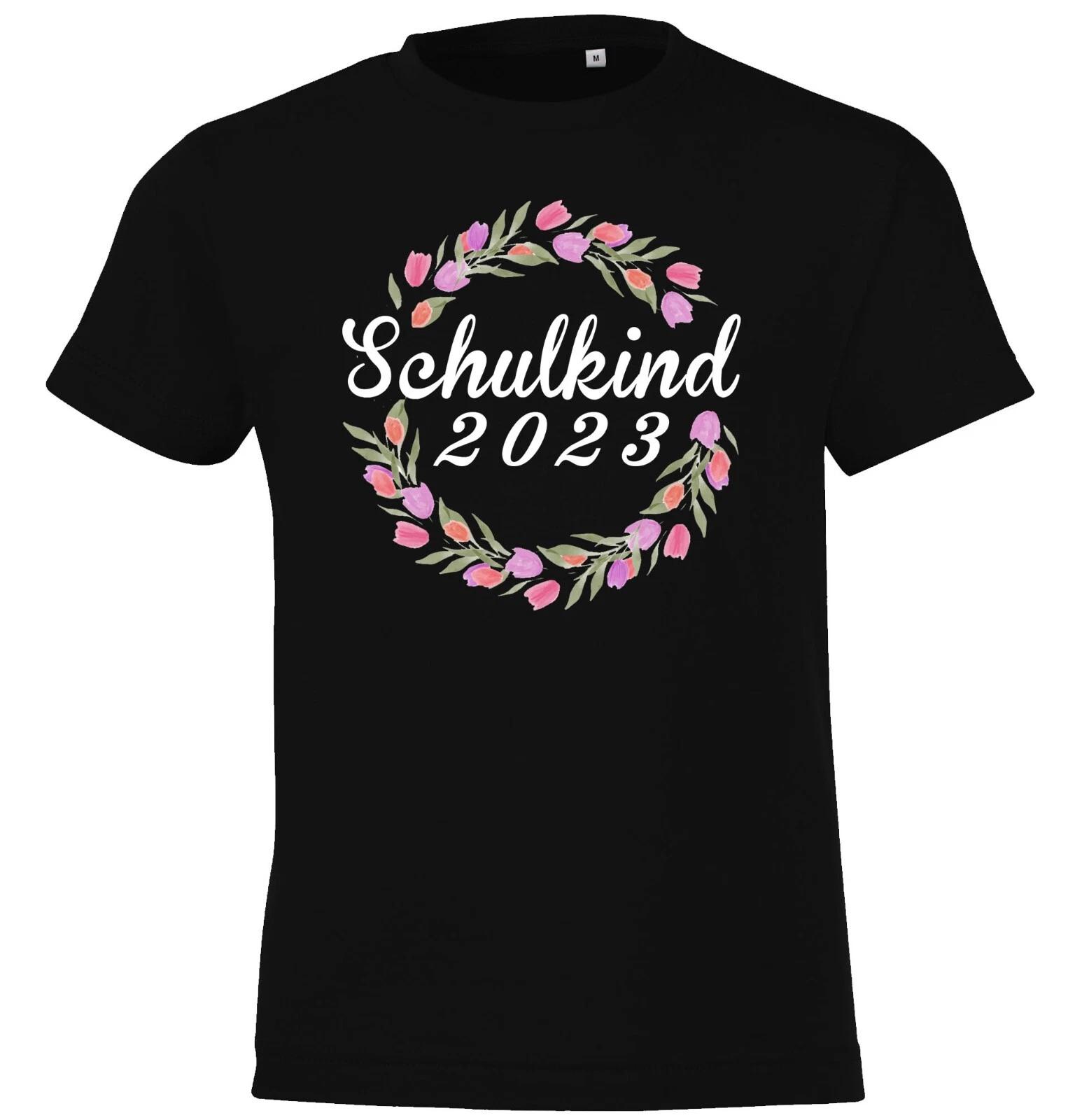Youth Designz School Child 2022 Kids kids boys T-Shirt Print Logo Saying Floral Wreath Funny 160