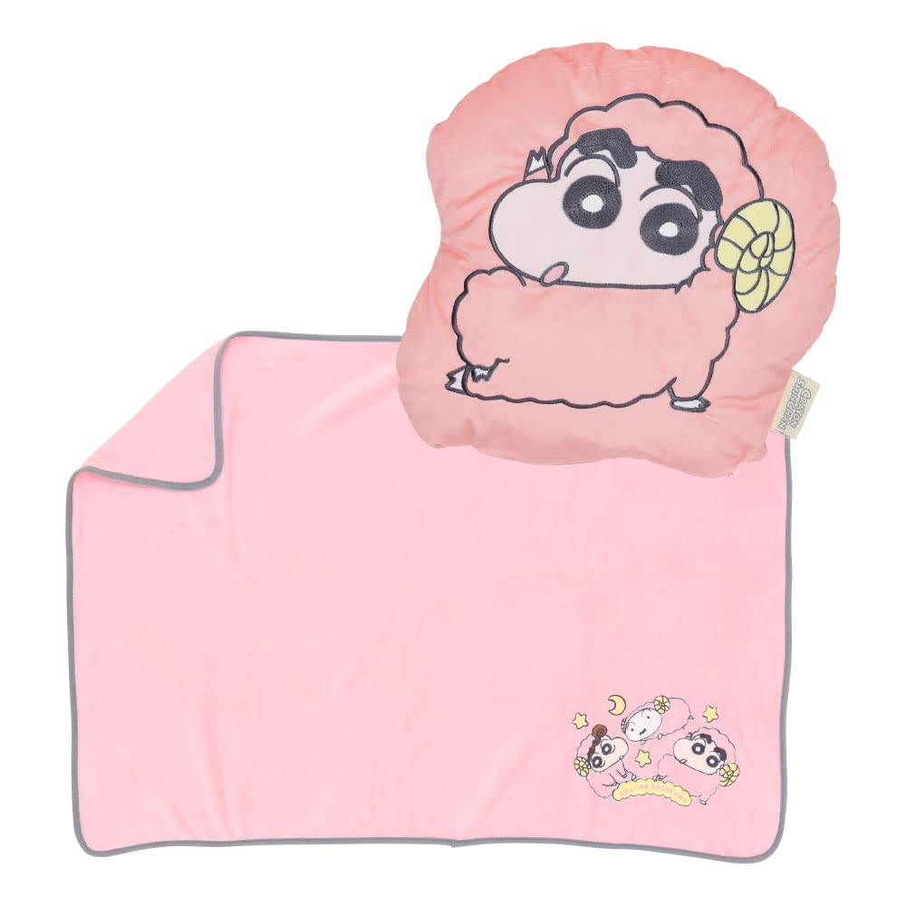 

Small Planet Crayon Shin-chan Blanket in Cushion Sheep Design 522933 Winter Item Crayon Shin-chan Winter Throw