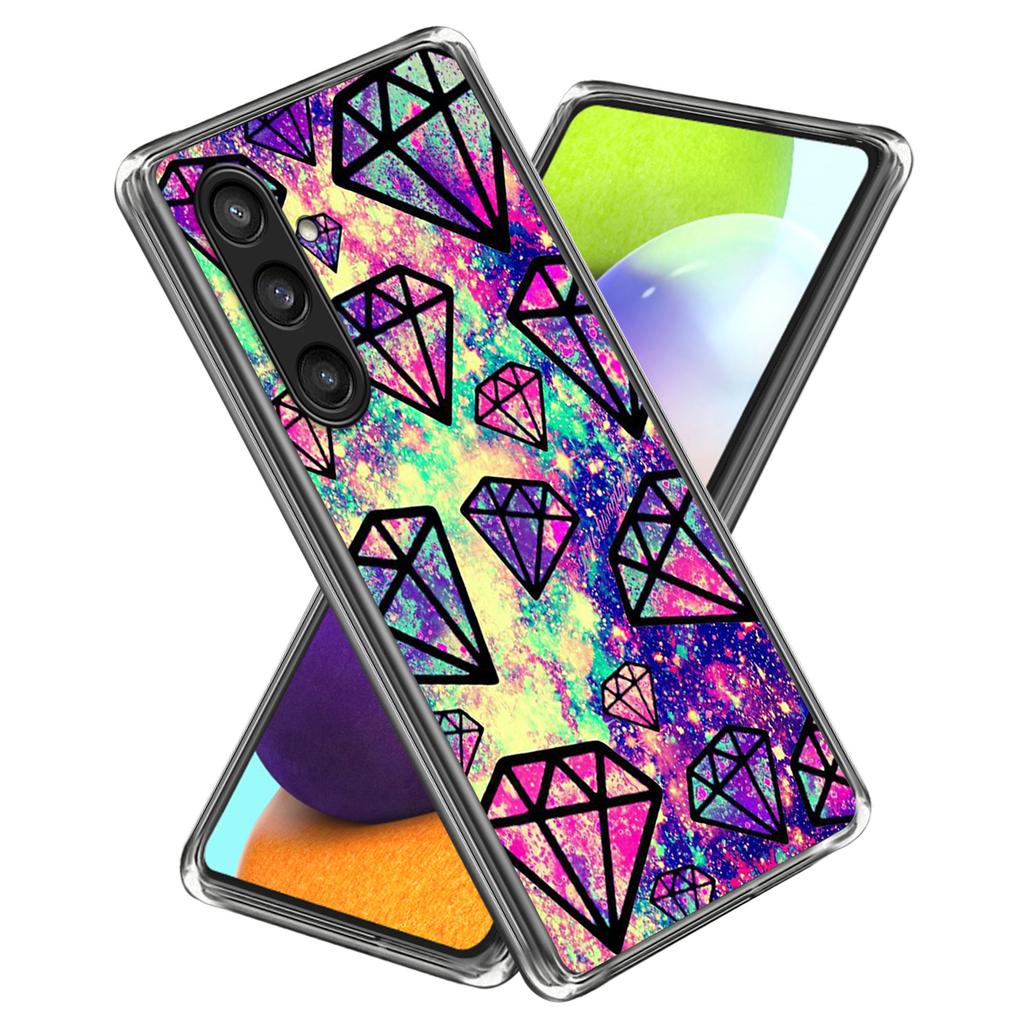 For Samsung Galaxy S24 TPU Case Pattern Printing Soft Slim Phone Cover