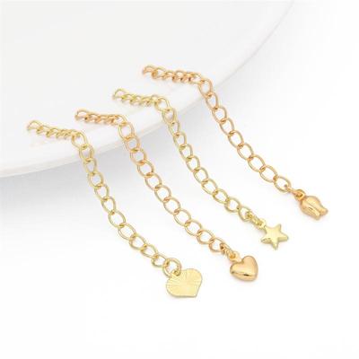 Copper Clad Iron Tail Chain for DIY Handmade Jewelry 1Strip/Bag