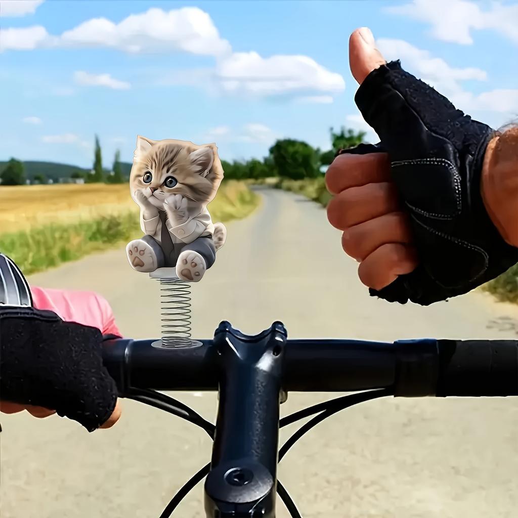 Shaking Cats Bobblehead Car Dashboard Decorations Lovely Cats Car Accessories,Dancing Cats Ornaments Cycling Home Decors