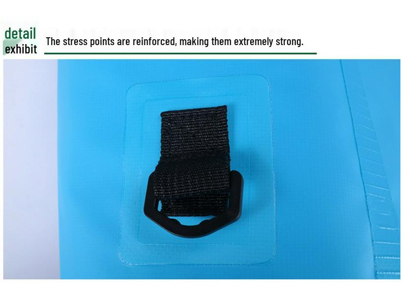 PVC Mesh Waterproof Bucket Backpack for Beach and Outdoor Use