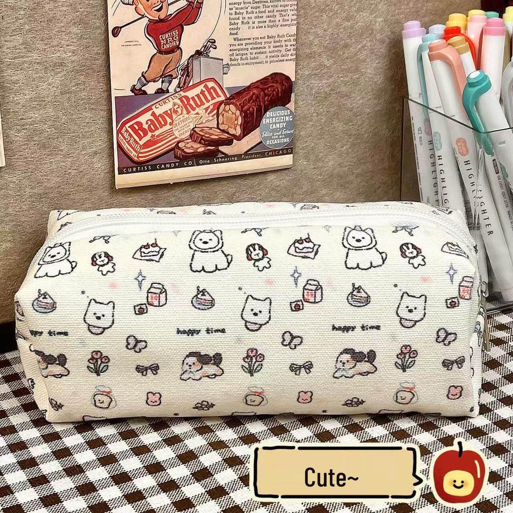 Adorable West Highland Terrier Pencil & Makeup Case - Large Capacity, Perfect for Students & Girls