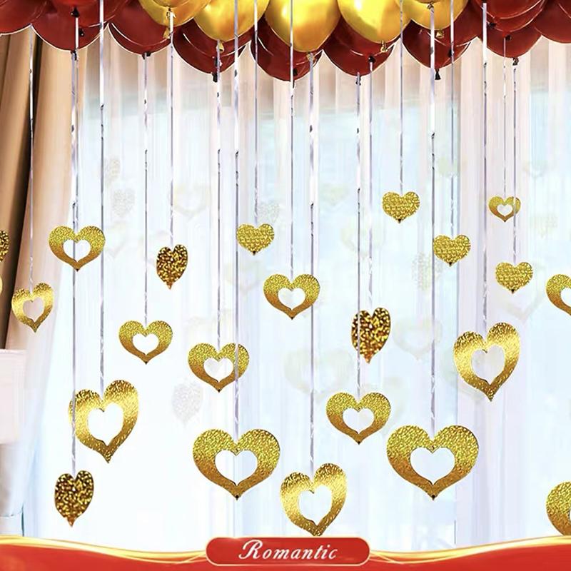 50Pcs Wedding Birthday Party Balloons, Rain Silk Pendants Holiday Supplies