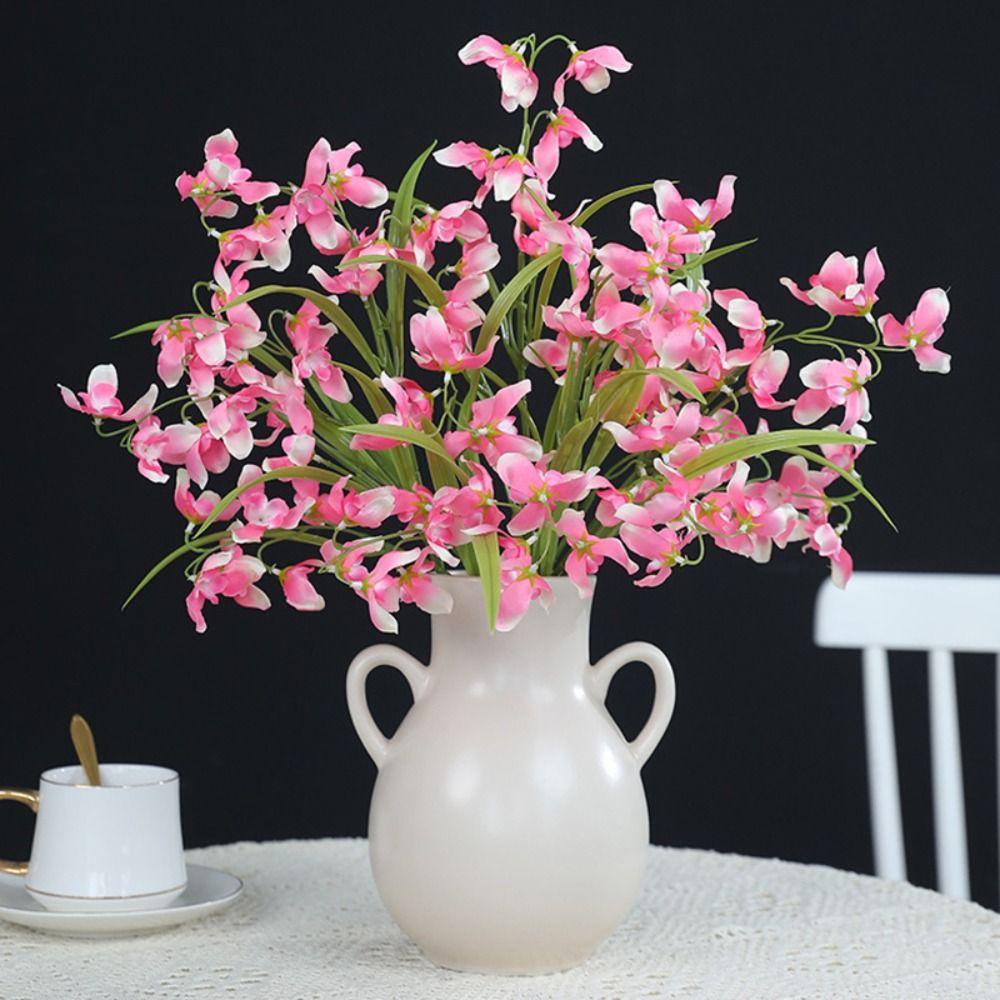 1pcs 50cm Flower Branches  Simulation Flowers Multi-functional Artificial Orchid  Photograph Props