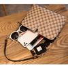 Women's Retro Printed Shell Bag, Fashion Chain Crossbody Shoulder Handbag for Ladies