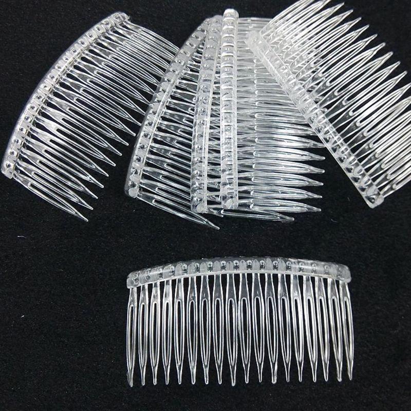 Wedding Party Ponytail Hair Comb for Bride Ponytail Holder for Teenagers Transparent Design Hot Girls Hair Styling Tool