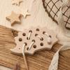 Wooden Hedgehog Threading Board Educational Toy for Kids Hand Eye Coordination Fine Motor Skills Puzzle Toy