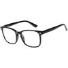 2PCS Blue Light Blocking Reading Glasses Anti-Fatigue Unisex Oversized Frames Spring Hinges for Comfortable Vision Protection