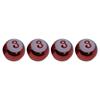 4pcs Car Wheel Tire Valve Core Cap Creative Billiards Truck Cover Dust 8 Wheel Car Accessories SUV Bike Motorcycle T2H7
