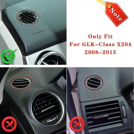 AC Vent Grille Cover Replacement for Mercedes Benz GLK X204 | Car Console Dashboard Air Conditioning for X204 2008-2015 GLK350 GLK250 GLK260 GLK320