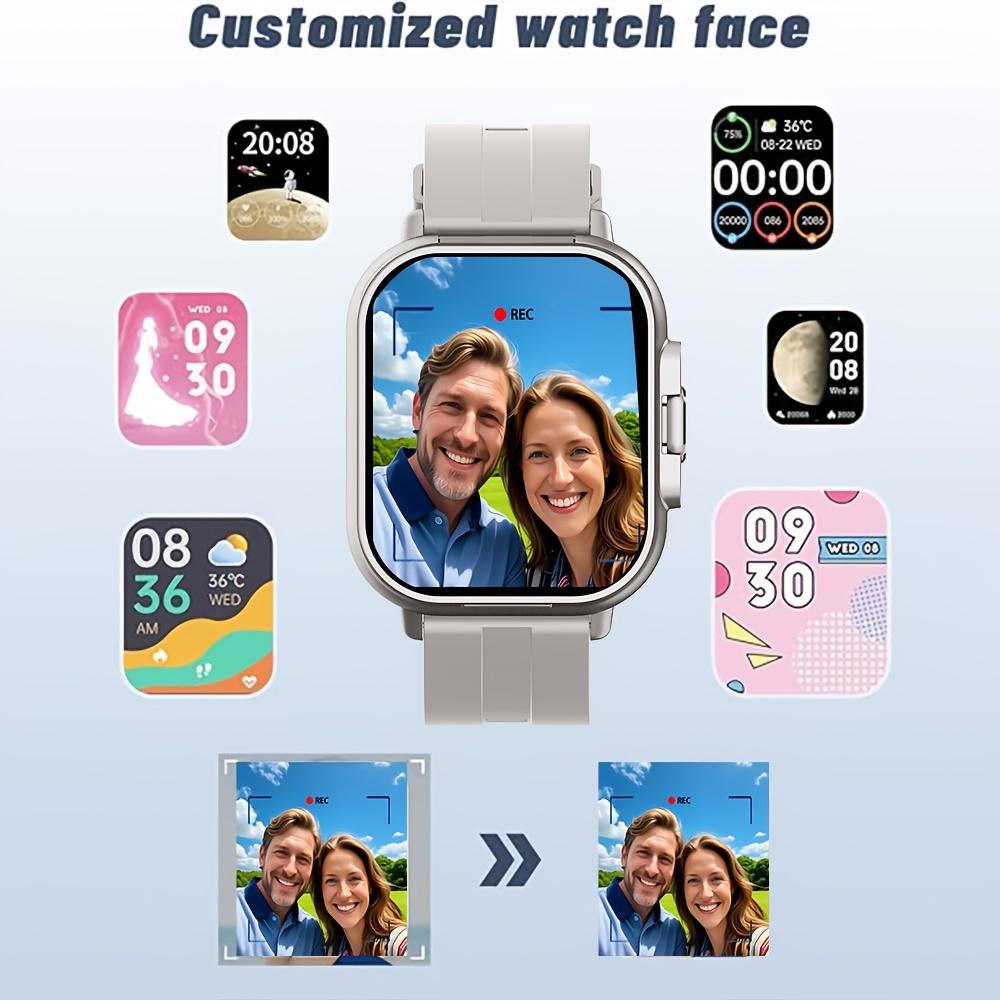 Smart Watch Built-in Headphones Over 100 Sports Modes 2.01-inch High-definition Large Screen Supports Wireless Calling Message Reminders Music