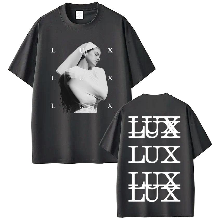 Singer Lux Rosalia Fashion Print Tshirt Unisex Unisex Harajuku Clothing Tshirts Shortsleeved Casual Cotton Tshirts Streetwear