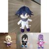 Adorable Danganronpa V3 Kokichi Oma Plush Toy Doll Key Chains Pendant For Kids