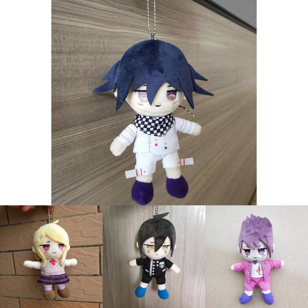 Adorable Danganronpa V3 Kokichi Oma Plush Toy Doll Key Chains Pendant For Kids