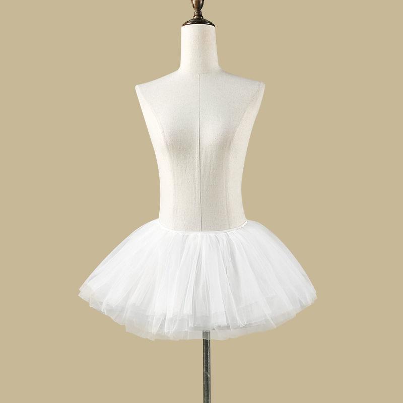 Lolita Fashion Short Tutu Skirt With Pleated Mesh Material For Cosplay And Casual Wear