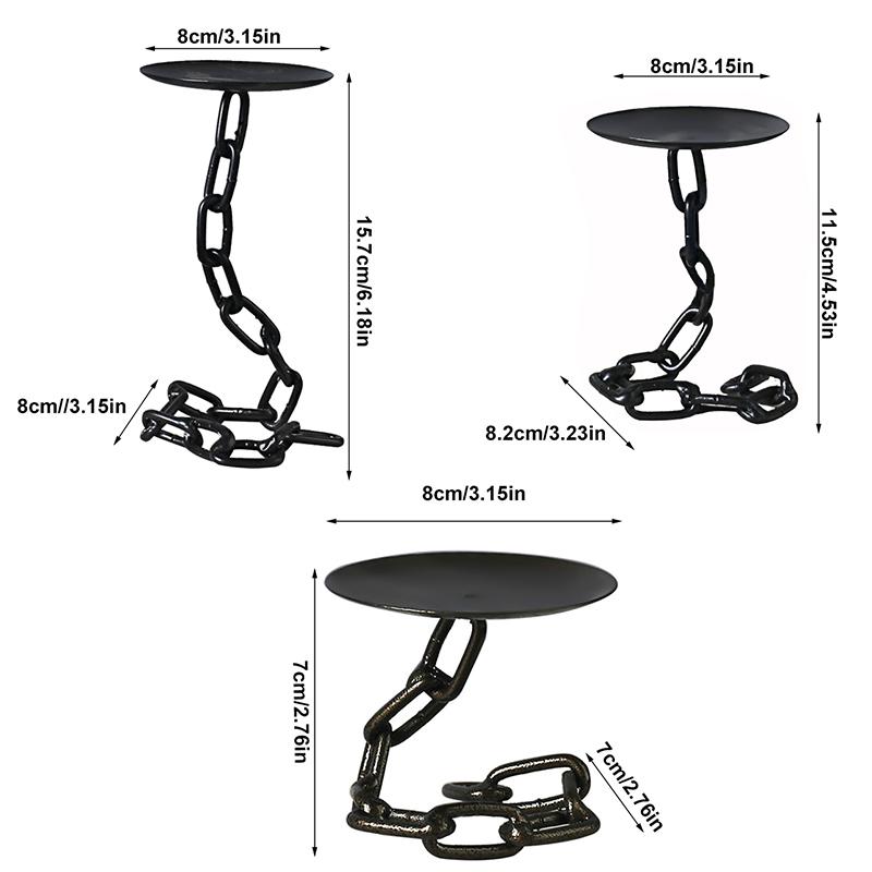 1Pc Butterfly Iron Chain Candlestick Chain Candle Holder Table Decorations Home Furnishing