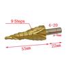 4-32mm  Spiral  Center Solid Carbide Titanium Step  Drill Bit
