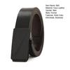 Men Belt Multipurpose Automatic Buckle Formal Faux Leather Adjustable Match Clothing Long-lasting Smooth Surface Men Business Belt for Daily Wear