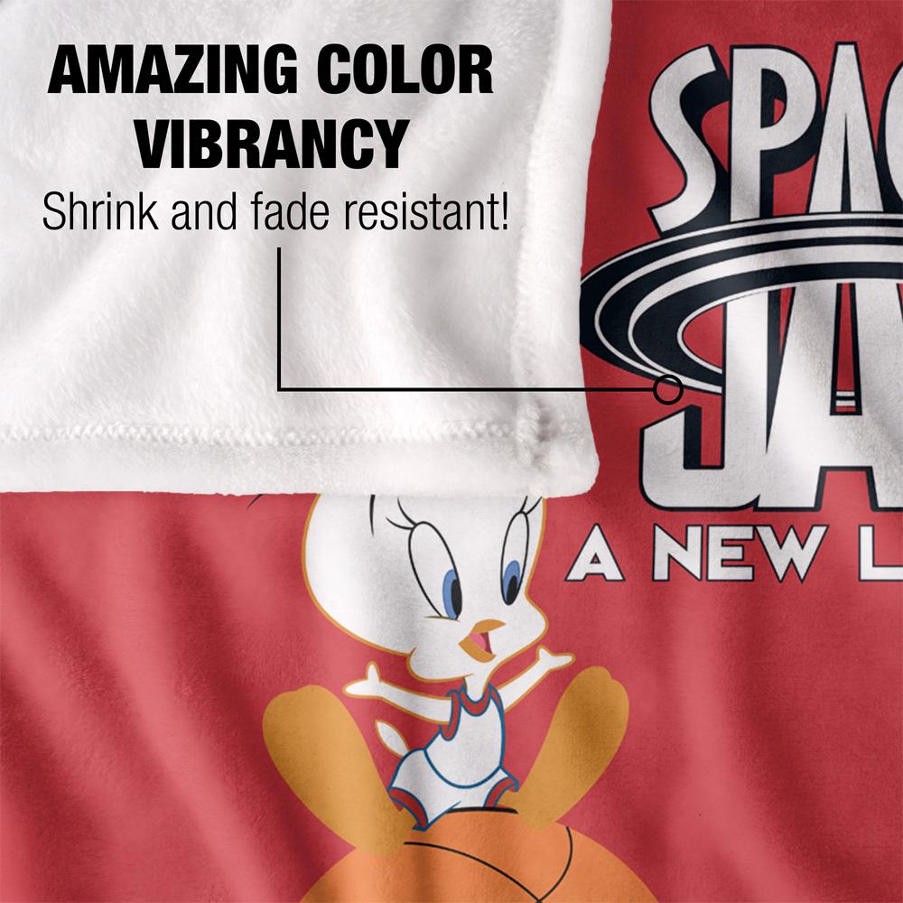 Space Jam: A New Legacy Silky Mono Sylvester & Tweety Supersoft Blanket