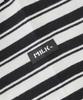 Milkfed Casual Tuck Stripe Long Sleeve Top in White Women's