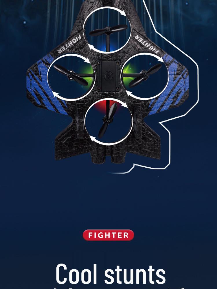 Remote Control Foam Fighter Jet Toy for Boys