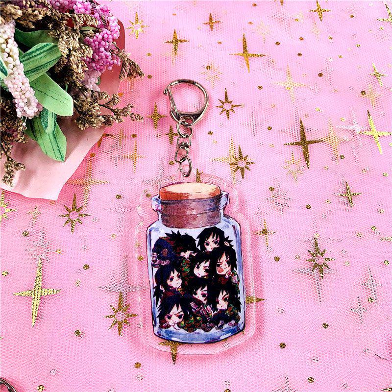 Sturdy And Clear Acrylic Demon Slayer Keychain For Fans Of Kimetsu No Yaiba